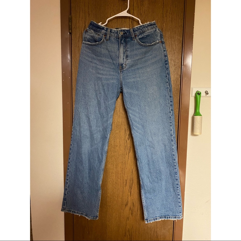 Abercrombie & Fitch Curve Love High Rise 90s Relaxed Jean
